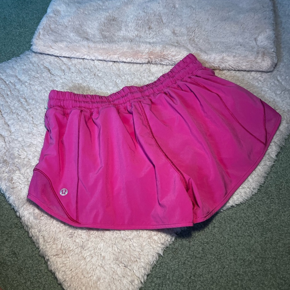Hotty hot lululemon sonic pink shorts